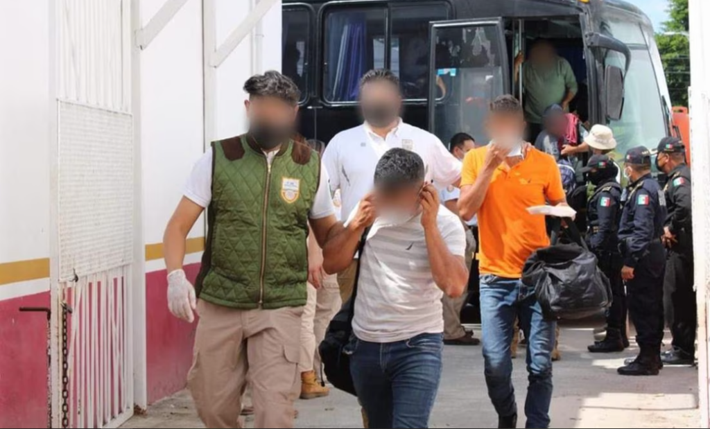 Detienen en Yucatán a 155 migrantes, ocho son menores de edad
