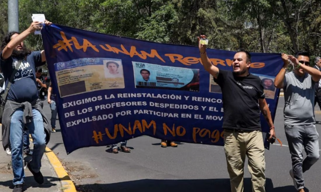 Protestan contra regreso de Lorenzo Córdova a la UNAM