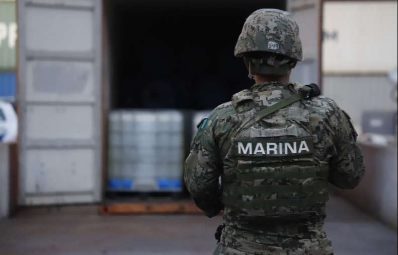 Aseguran más de 8 mil kilos de metanfetaminas en puerto de Manzanillo