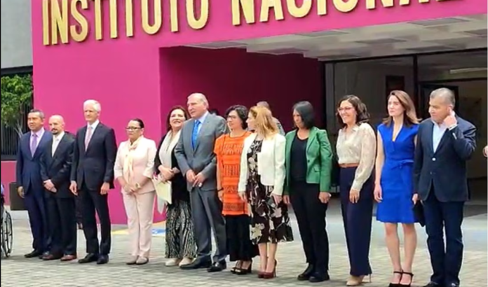 Presidenta del INE sostiene encuentro con Adán Augusto y Rosa Icela
