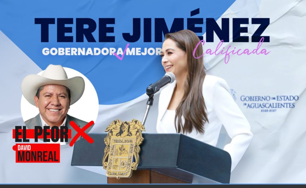Tere Jiménez Esquivel es la gobernadora mejor calificada en todo el país