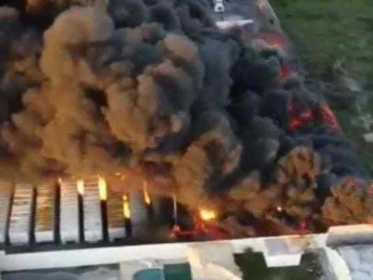 Explotan varias pipas con gasolina en Matamoros