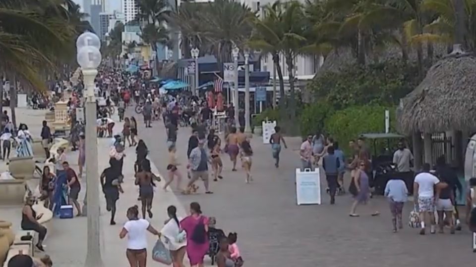 Reportan tiroteo en Hollywood Beach, Florida