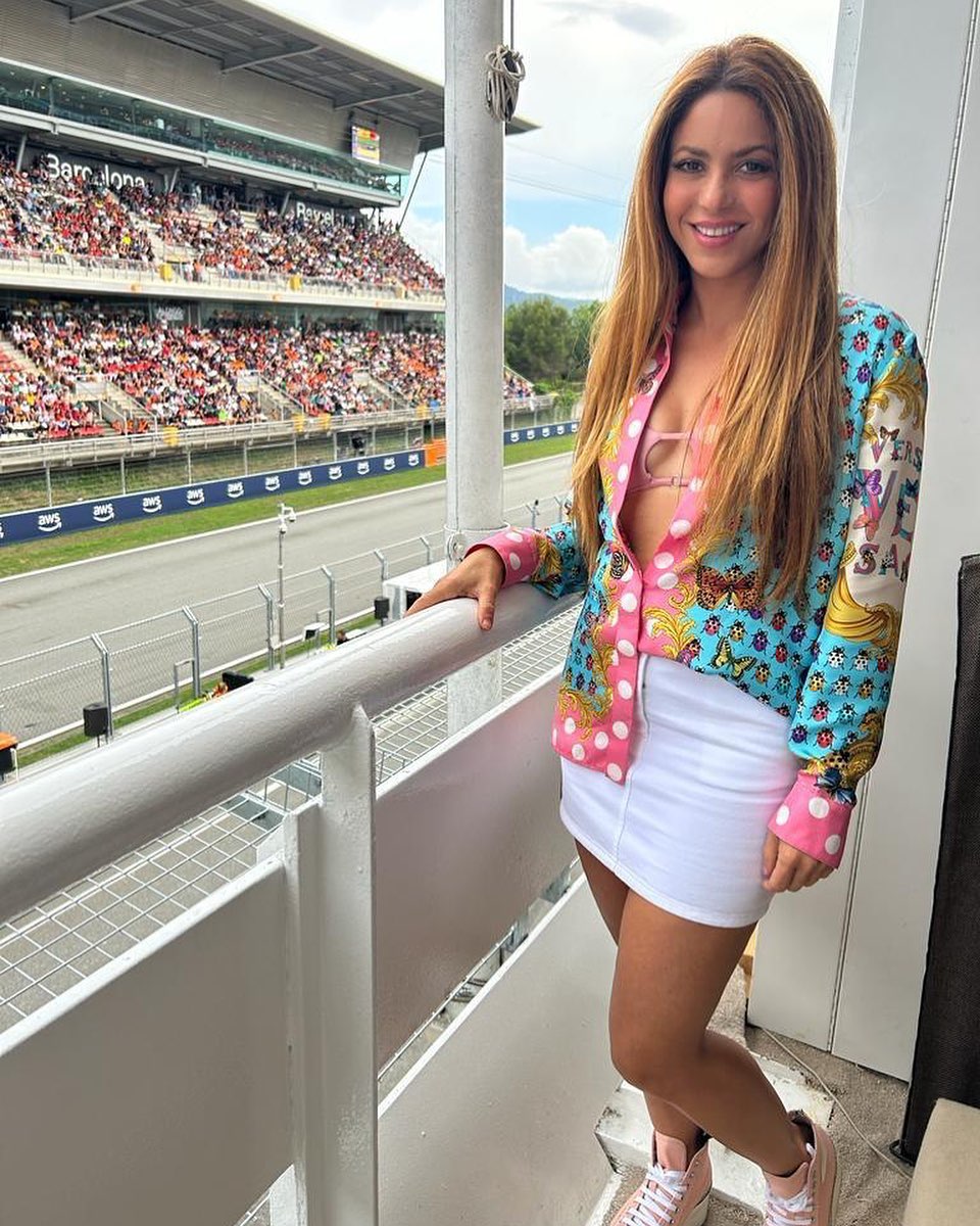 Shakira regresó a Barcelona para disfrutar del Gran Premio de España 2023