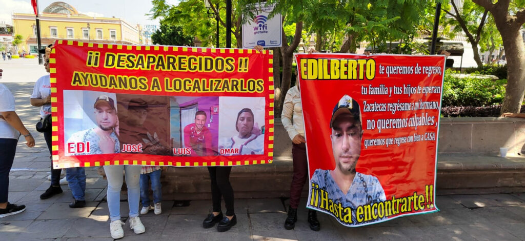 “Ya pensamos lo peor”: familiares de los cuatro desaparecidos en Zacatecas