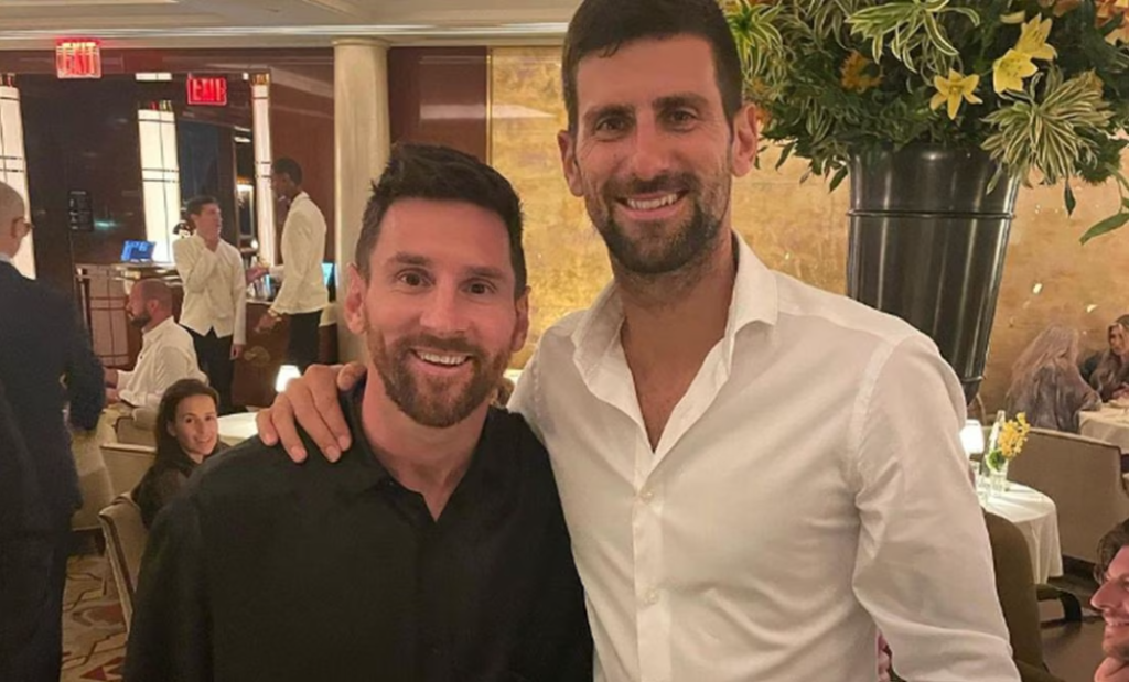 Lionel Messi y Novak Djokovic coinciden antes del US Open
