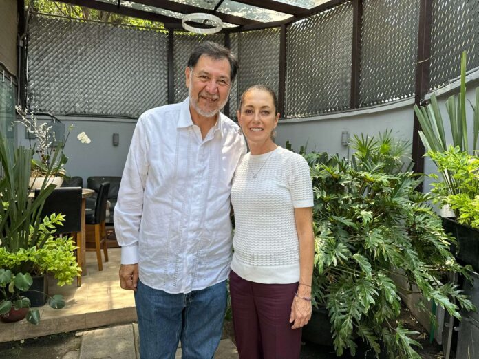 Claudia Sheinbaum designa a Gerardo Fernández Noroña como vocero rumbo a la elección de 2024