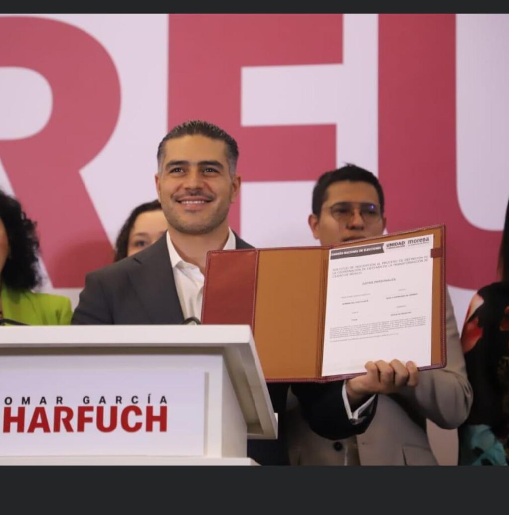 García Harfuch se registra como candidato para la CDMX