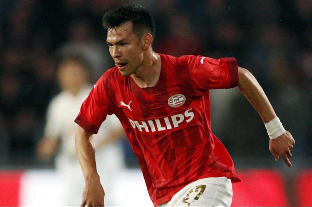 Hirving Lozano anota en su primera titularidad con el PSV Eindhoven