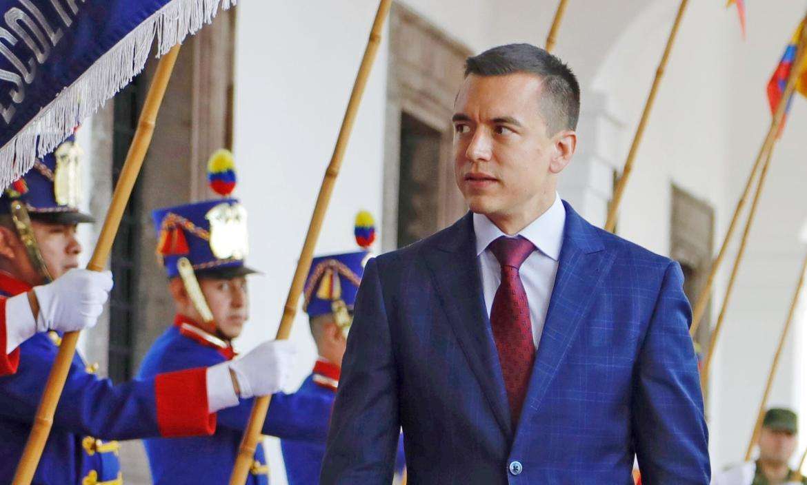 Noboa afirma estar ganando la "batalla" que le declaró al crimen organizado en Ecuador
