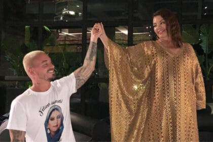 J Balvin y su mama