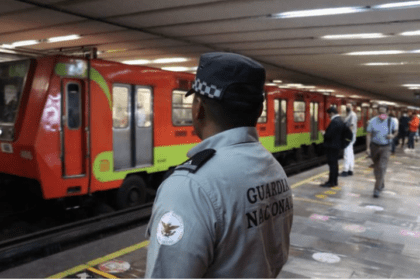 Pareja gay denuncia agresion homofobica de un oficial de la Guardia Nacional en la Linea 2 del Metro portada