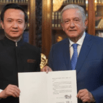 AMLO se reúne con Zhan Run, embajador de China en Palacio Nacional