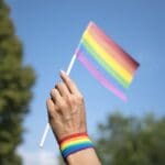 close up lgbt flag scaled 1