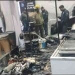 Incendio consume 7 locales en la Feria Estatal de León