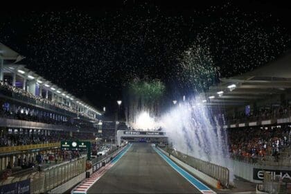 fireworks light the sky as the 1