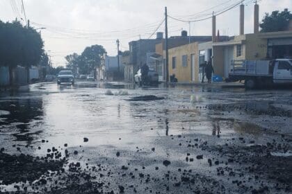 fuga de aguas negras slp