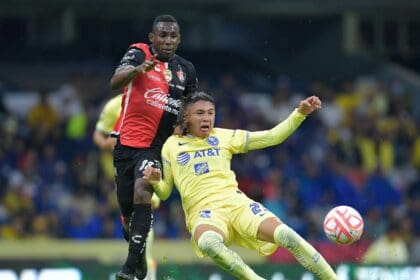 julian quinones y emilio lara en america vs atlas 1