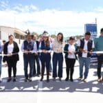 Entrega Tere obras en la comunidad Jesús Terán