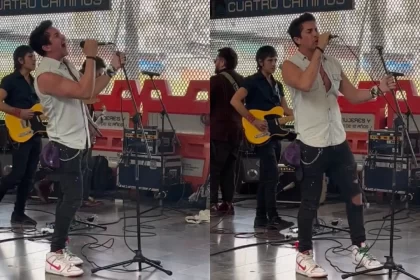 El actor Jonathan Islas sorprende al público al cantar en el Metro