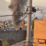 Se incendia taller clandestino de pirotecnia en Tultepec, Edomex