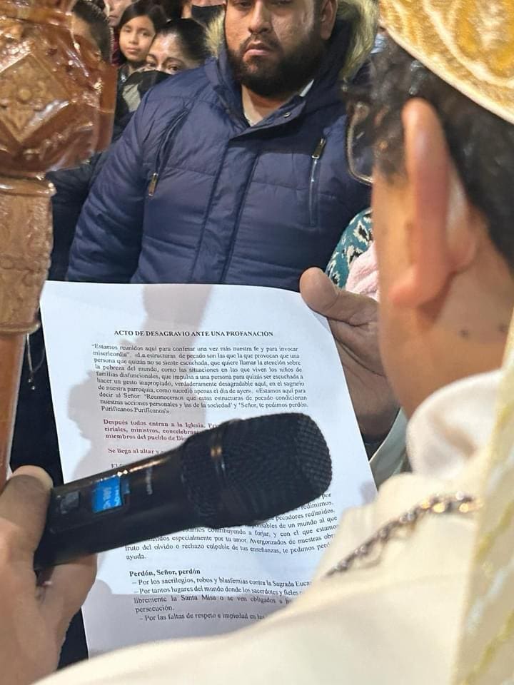 Profanan sagrario de la Parroquia de Santa María Asunta