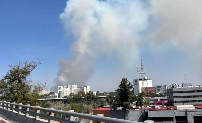 En plena contingencia reportan incendio en Xochimilco