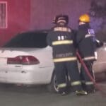 Bomberos del Municipio sofocaron incendio de vehículo