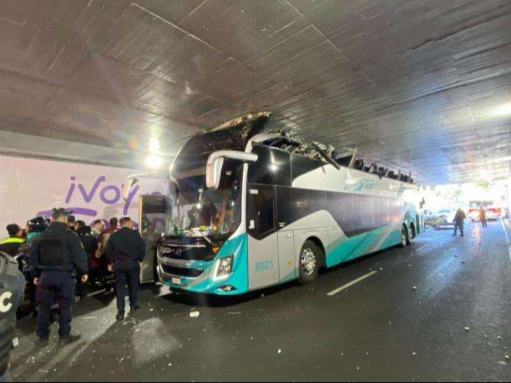 Accidente de autobús en Viaducto deja 14 lesionados