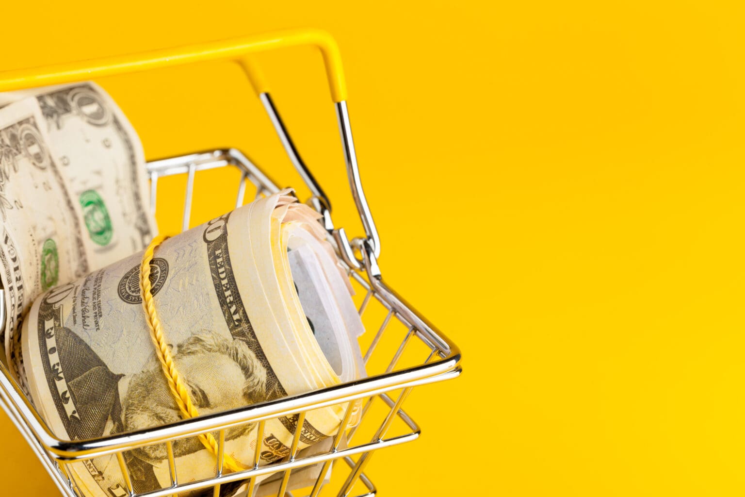 shopping cart with dollars inside 2023 11 27 05 10 54 utc