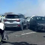 Se registra choque en autopista Toluca-Naucalpan