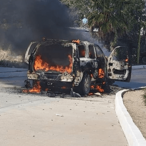 Reportan balaceras y vehículos incendiados en Sonora