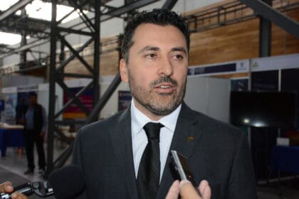 Para mayor seguridad, el presidente de CANACO Zacatecas fue escoltado por policías hasta nuestro estado