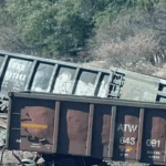 Se descarrilan vagones de ferrocarril en Nogales