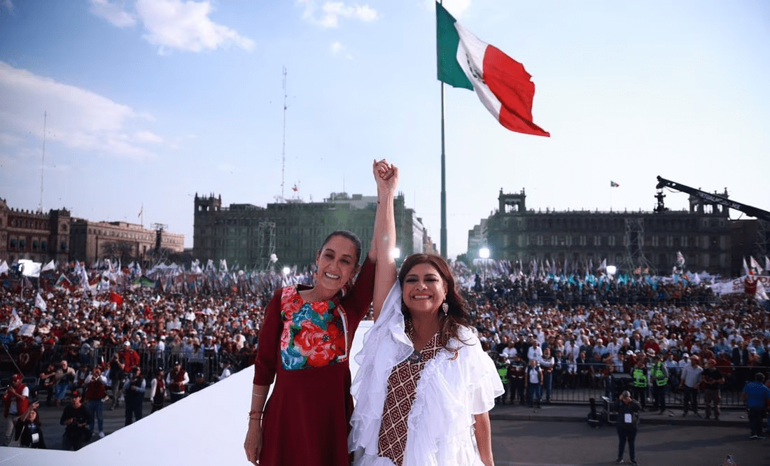 Brugada desmiente video donde "forcejea" con Sheinbaum