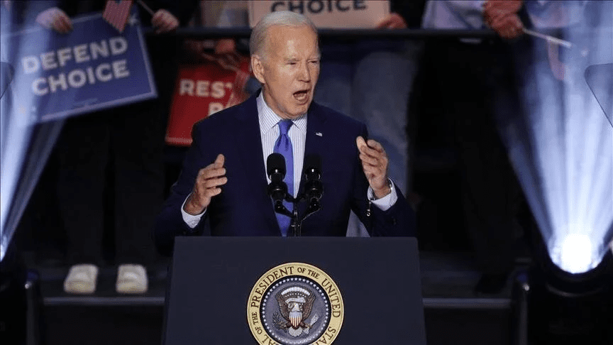 Interrumpen un acto de campaña de Biden con Obama y Clinton por su postura sobre Gaza