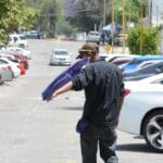 Van contra franeleros durante la Verbena