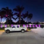 Fumigan área ferial para evitar el dengue