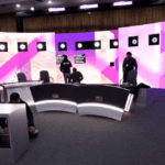 Así es el set del primer debate presidencial en sede del INE