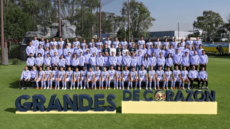 América se tomó la foto oficial del Clausura 2024: Grandes de Corazón