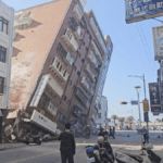 Una serie de fuertes terremotos provoca el derrumbe parcial de dos edificios en Taiwán