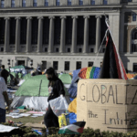 Estudiantes de Universidad de Columbia en Nueva York firmes en mantener el campamento pro Gaza