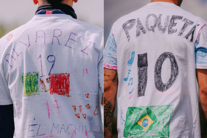 En el West Ham estrenan camisetas dibujadas por niños de primaria