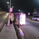 Volcadura Camioneta Municipio Libre Aguascalientes