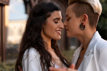 medium shot women getting married