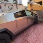 cybertruck choca contra una casa en chapultepec