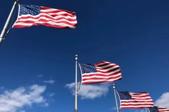 usa flags