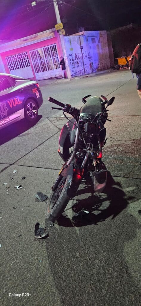 Choque Motocicleta VNSA