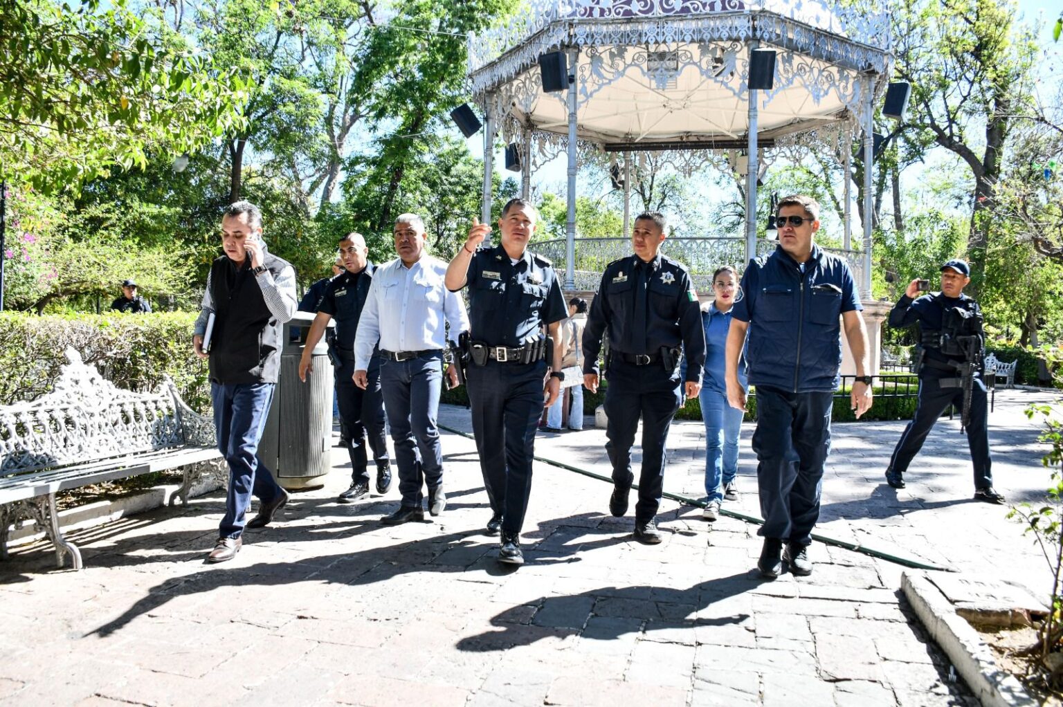 Recorrido de Inspección del director Gonzalo Pérez Zúñiga.