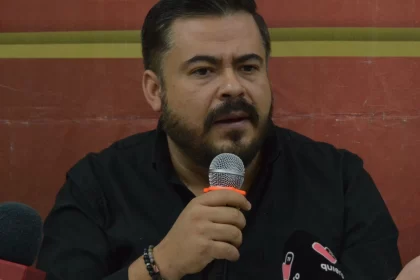 El dirigente en Aguascalientes de Morena, Gilberto Gutiérrez Lara